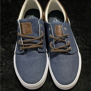 Blue Canvas Men's Shoes